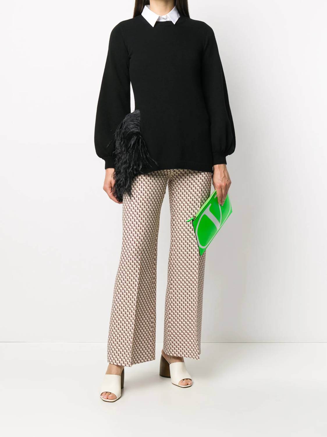 Valentino - Feather Trim Jumper - Rack Hunt