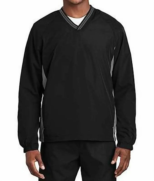 Port Authority - Contrast Trim V-neck Pullover - Rack Hunt