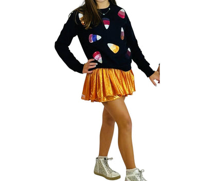 Sequin Candy Corn Sweatshirt