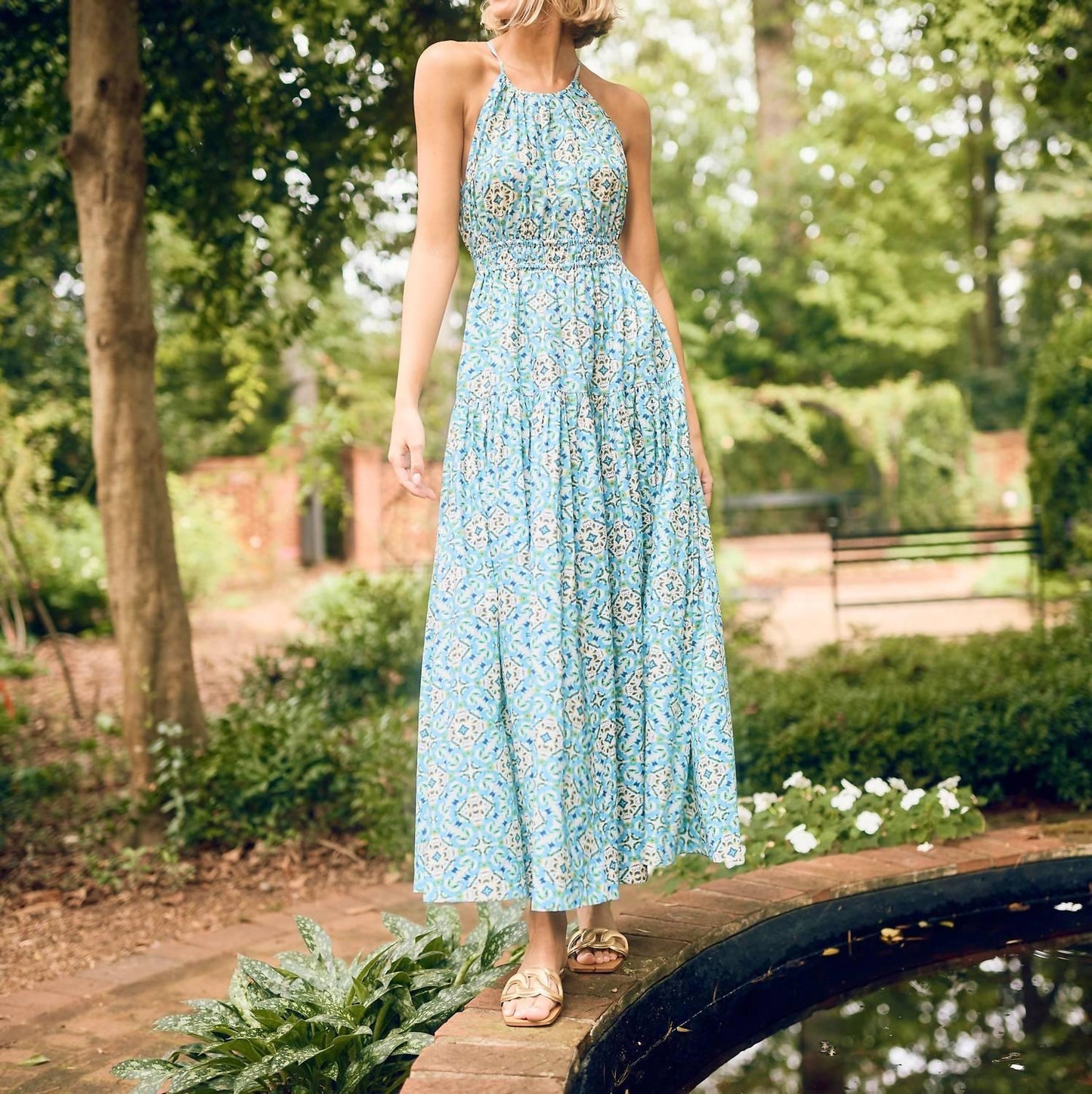 BROOKS AVENUE - Haven Halter Neck Maxi Dress - Rack Hunt