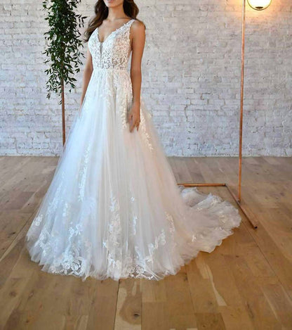 Sleeveless Wedding Dress