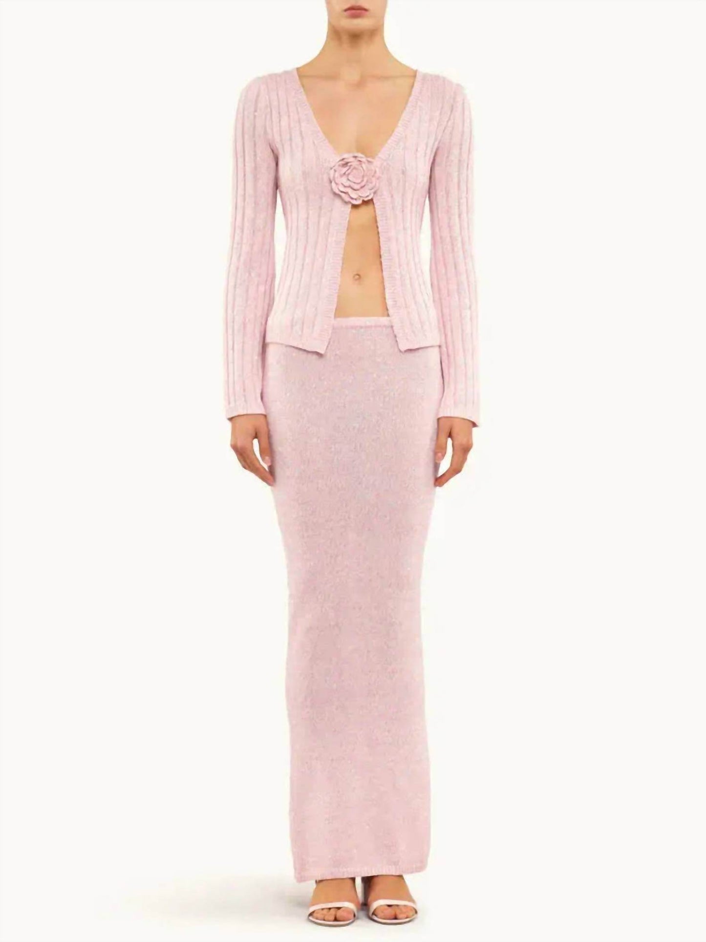 Asta Resort - Rosie V-neck Long Sleeve Cardigan - Rack Hunt