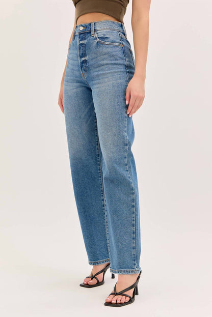 Paisley High Rise Dad Jeans