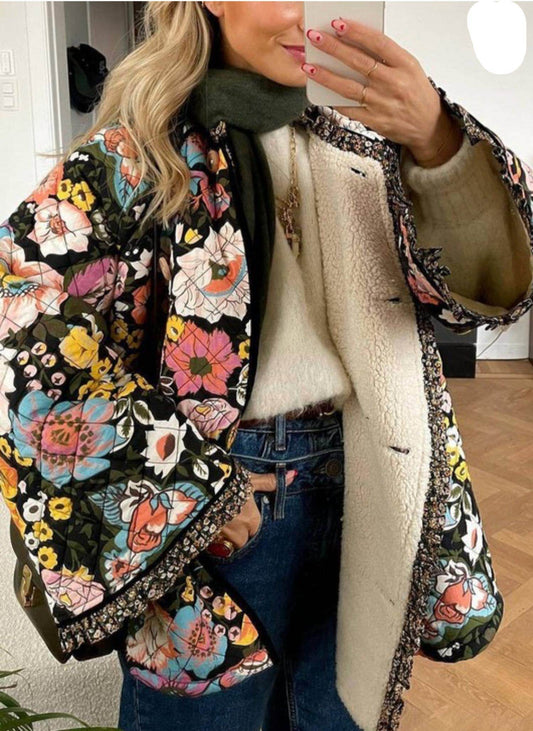 Limóne - Floral Quilted Jacket - Rack Hunt -