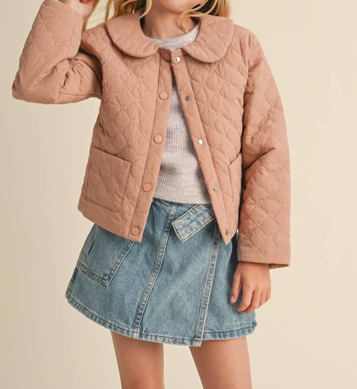 Girl's Drop Shoulder Jacket