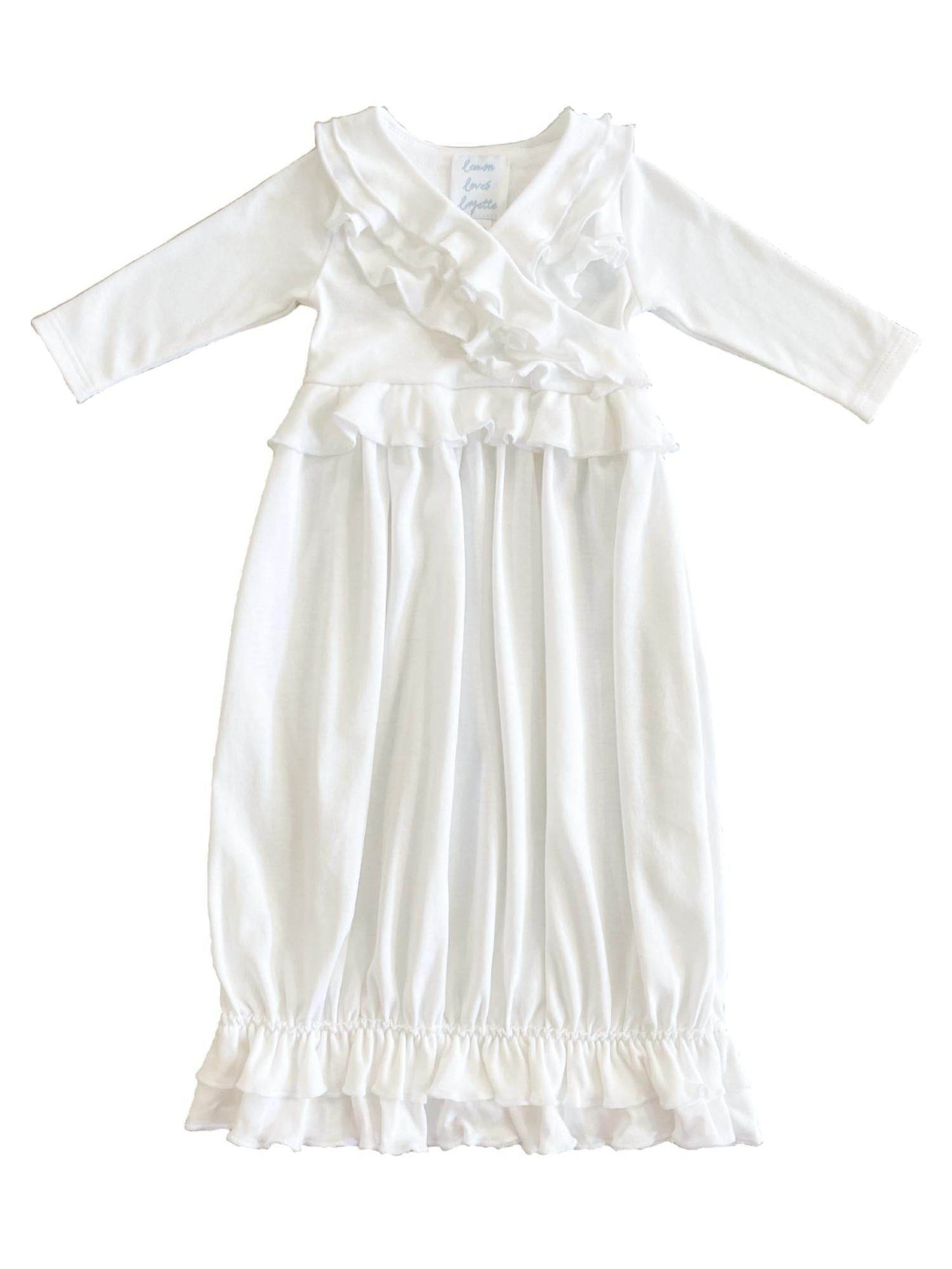 Lemon Loves Lime - Layette Basic Jenna Gown - Rack Hunt -