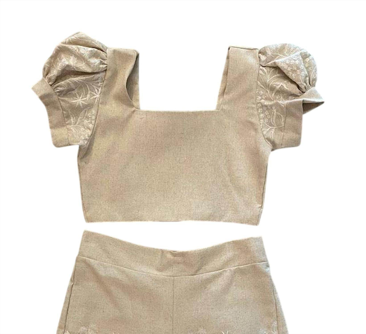 Dalai Beachwear - Embroidered Crop Top - Rack Hunt -