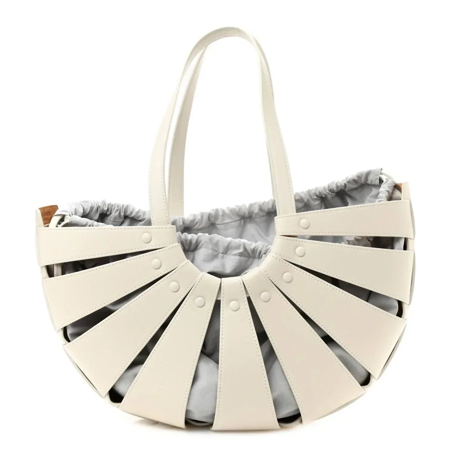 Bottega Veneta - Women's French Calfskin Shell Shoulder Bag - Rack Hunt