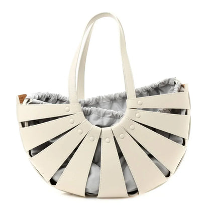 Bottega Veneta - Women's French Calfskin Shell Shoulder Bag - Rack Hunt