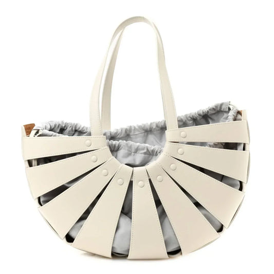 Bottega Veneta - Women's French Calfskin Shell Shoulder Bag - Rack Hunt