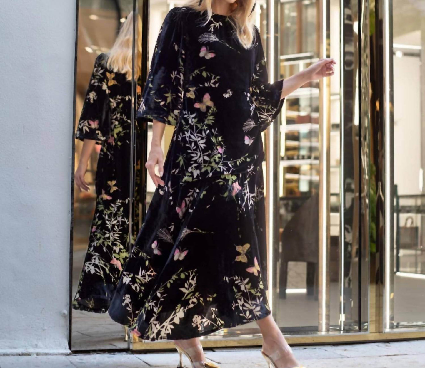 Esteem Couture - Alice Velvet Asymmetrical Dress - Rack Hunt -