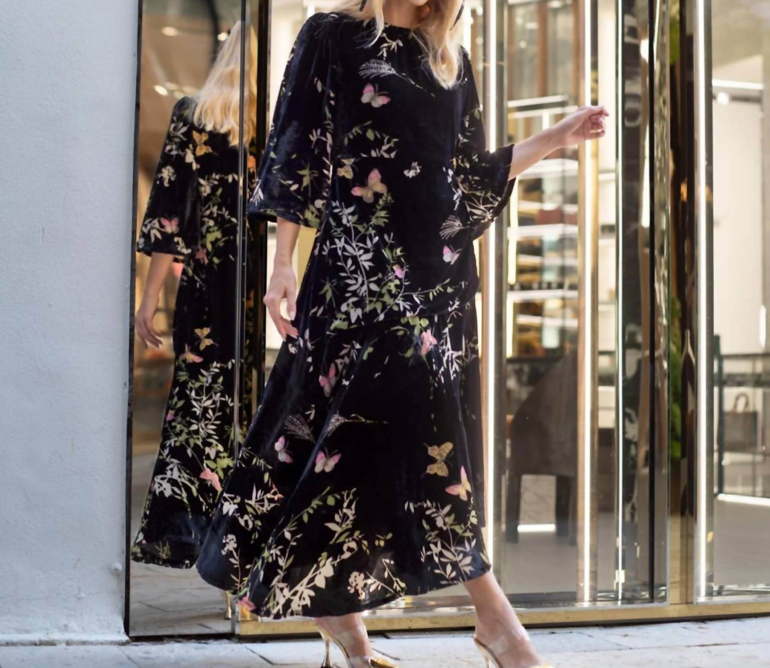 Esteem Couture - Alice Velvet Asymmetrical Dress - Rack Hunt -