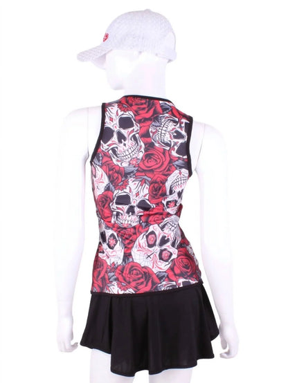 Love Love Tennis - Women's Limited Straight Back Vee Tank - Rack Hunt