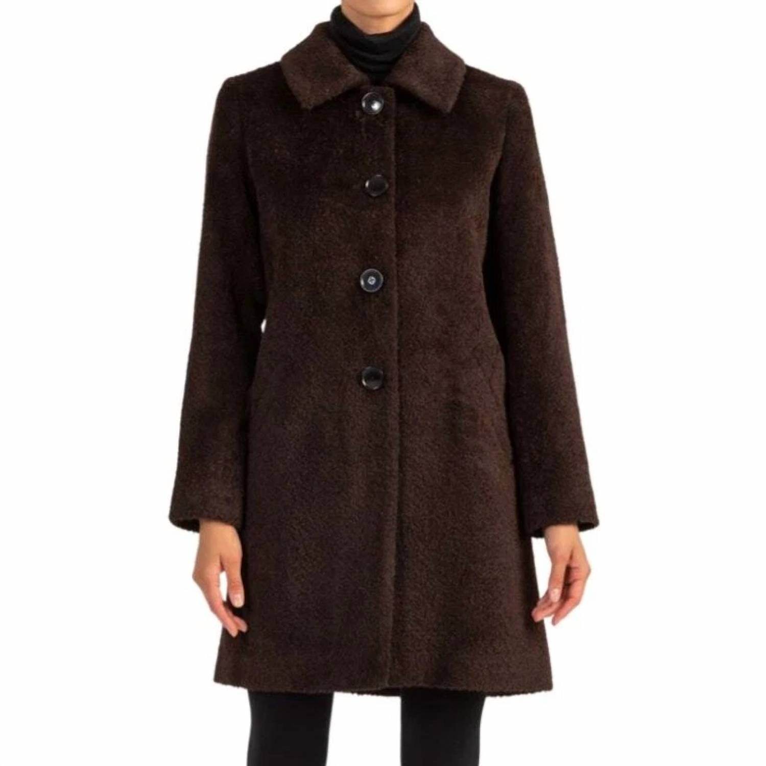 Sofia Cashmere - Wool And Alpaca Car Coat - Rack Hunt -