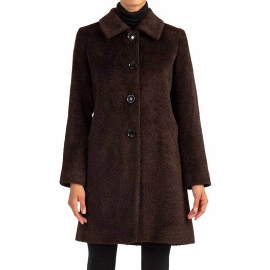 Sofia Cashmere - Wool And Alpaca Car Coat - Rack Hunt -