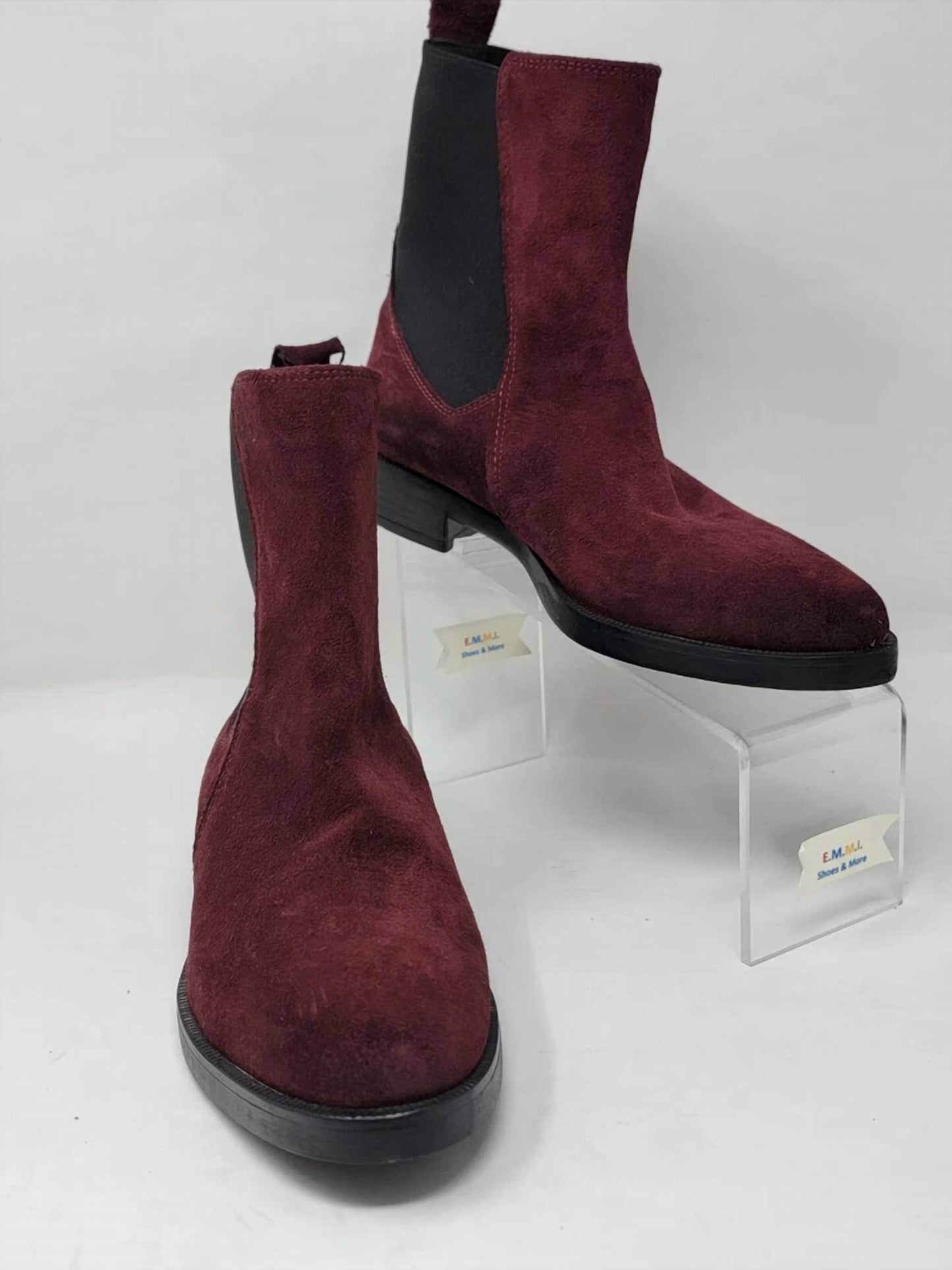 Emanuele Crasto - Women's Mid Calf Leather Boots - Rack Hunt -