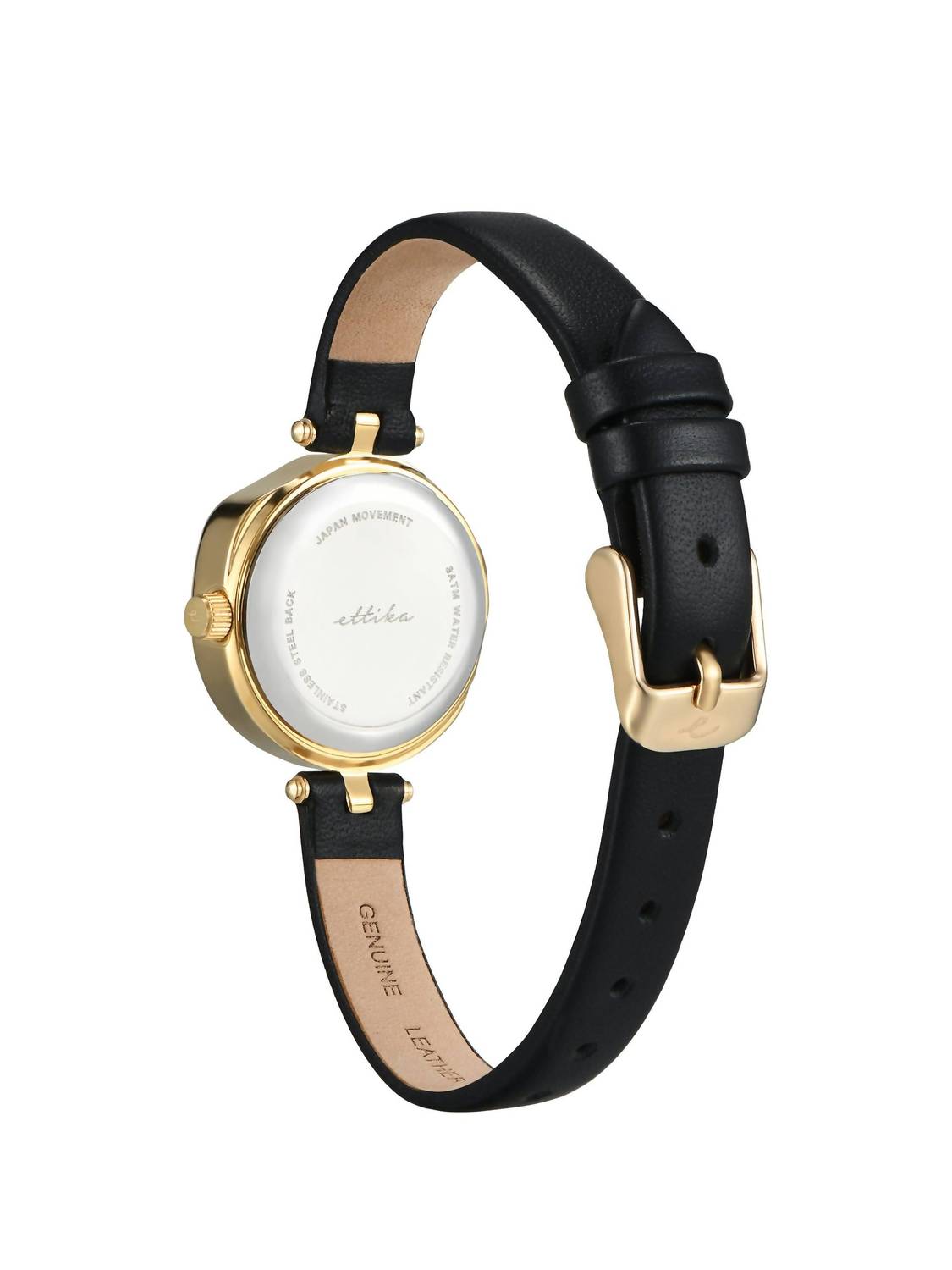 Women's Open Circle Leather Watch