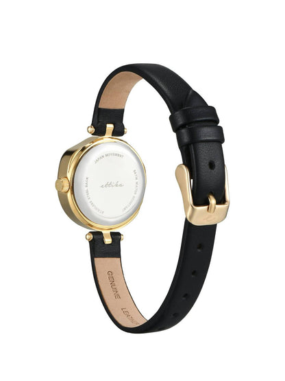 Women's Open Circle Leather Watch