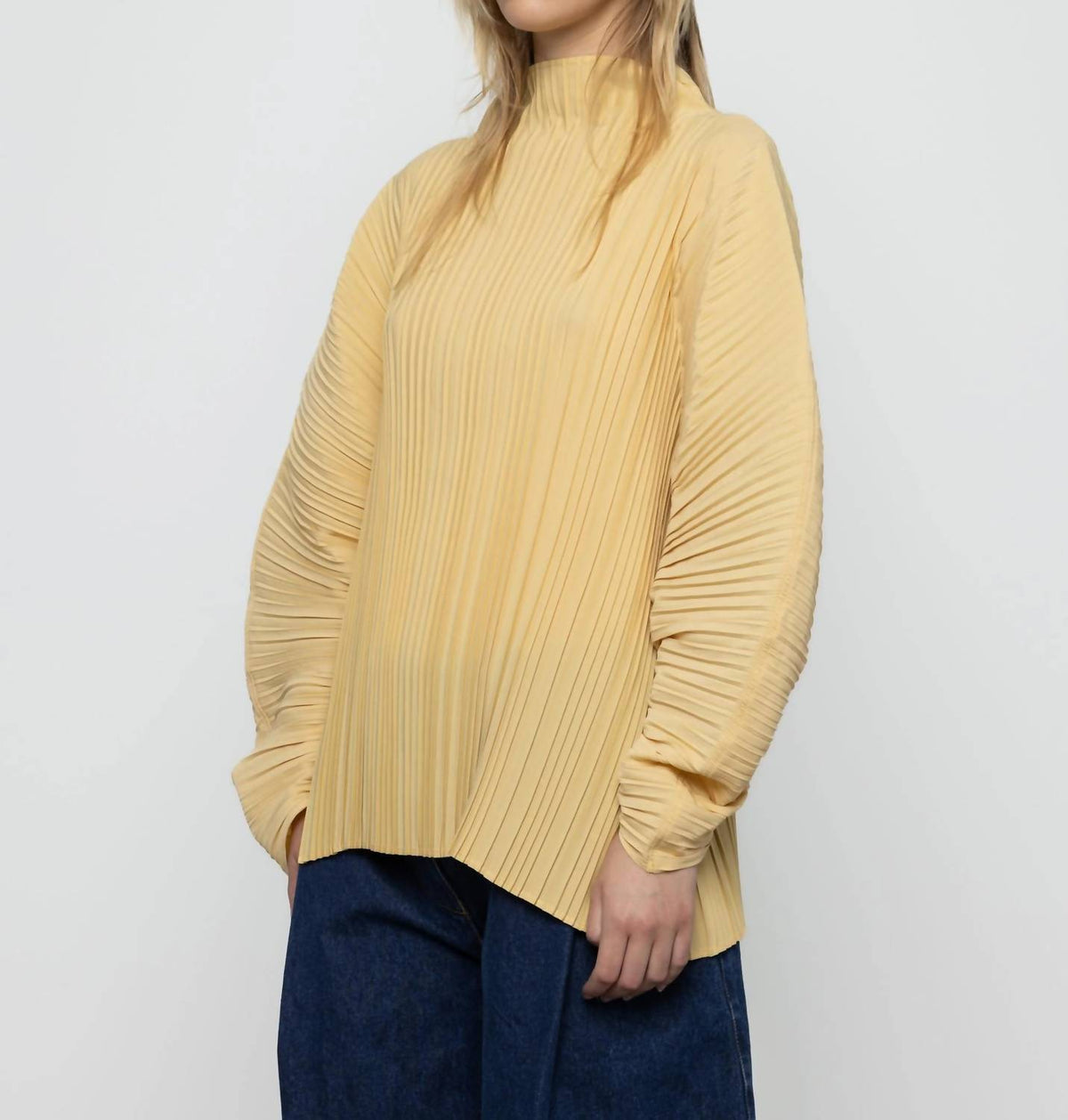 Women's Sculpted Pleated Blouse