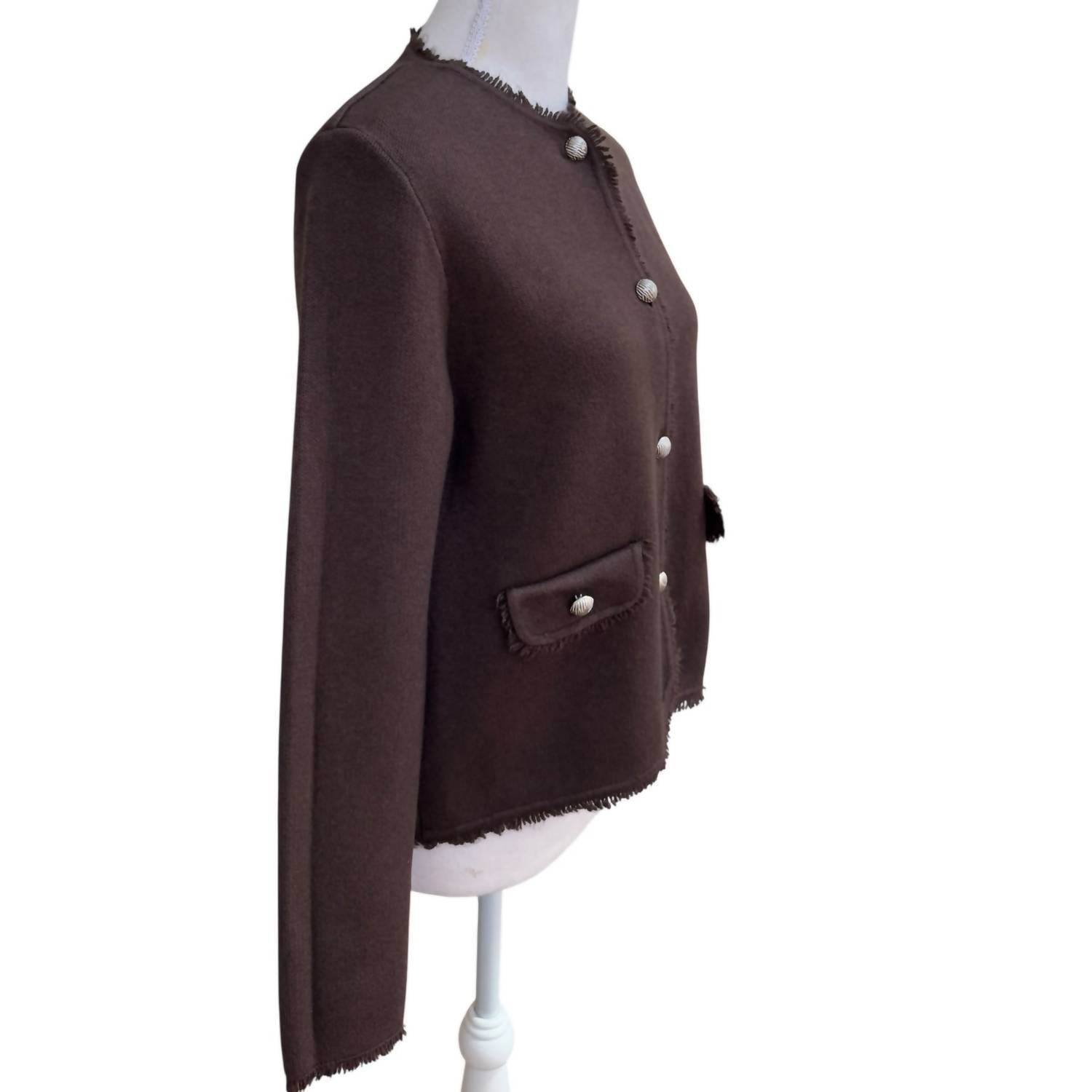 Miss Carla - Women's Fringe Edge Cardigan Jacket - Rack Hunt -