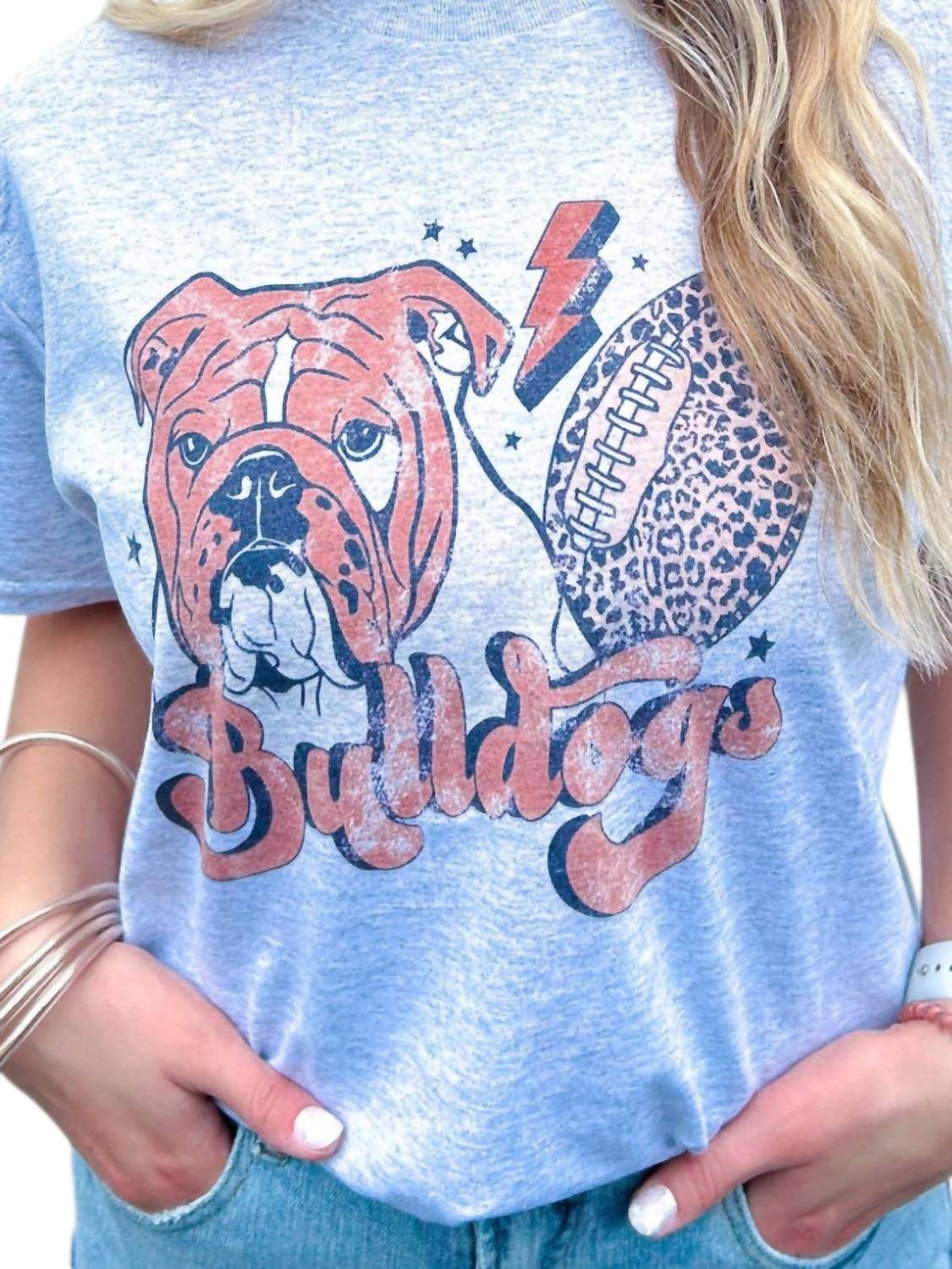 Cypress Slough Outfitters - Leopard Lightening Bulldogs Tee - Rack Hunt