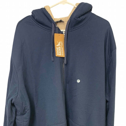 Men's Camp High Pile Fleece Lined Full Zip Hoodie - Plus