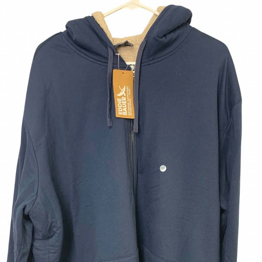 Men's Camp High Pile Fleece Lined Full Zip Hoodie - Plus