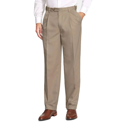 Prime Poplin Trouser - Windsor Double Reverse Pleat