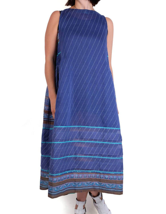 EKA Design Studio - Sleeveless Hand Painted Maxi Dress - Rack Hunt -