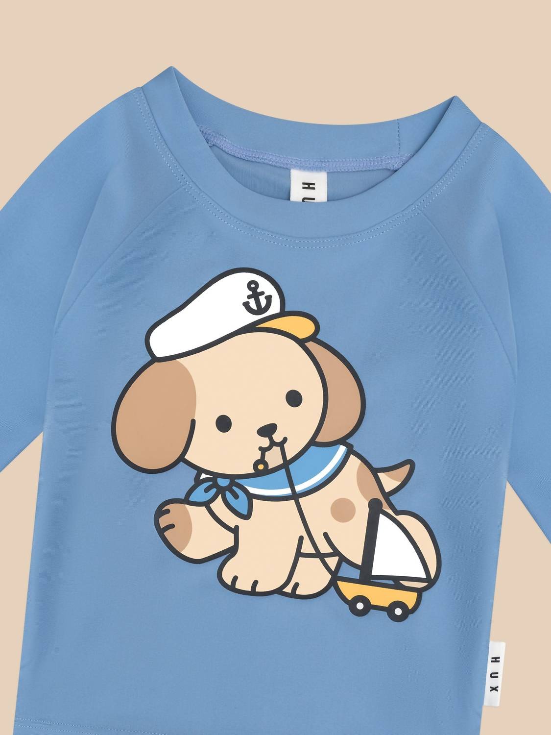 Boy's Sailor Pup Rashgaurd
