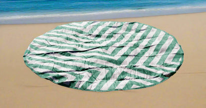 Round Chevron Beach/pool Towels