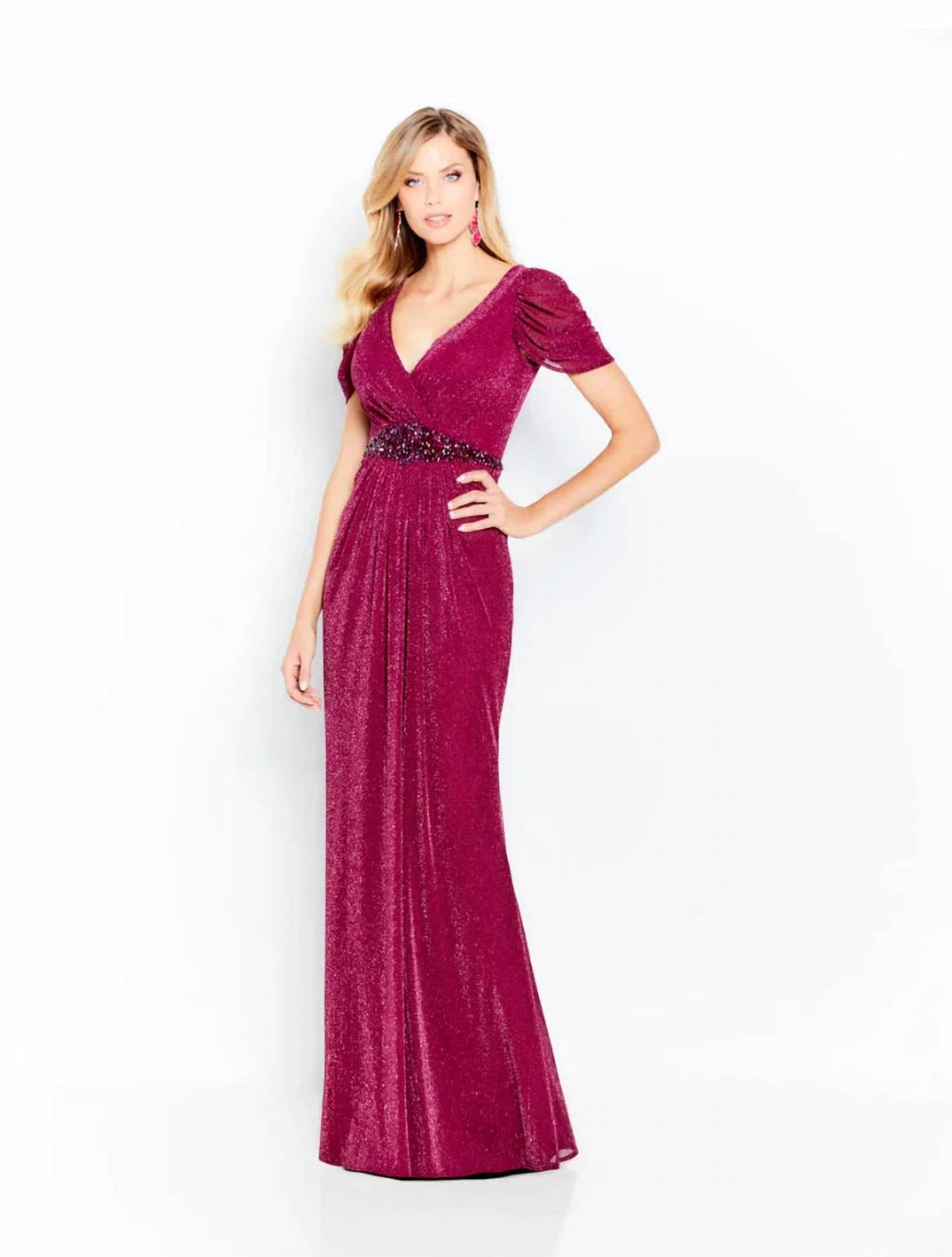 Cameron Blake V-neck Maxi Dress