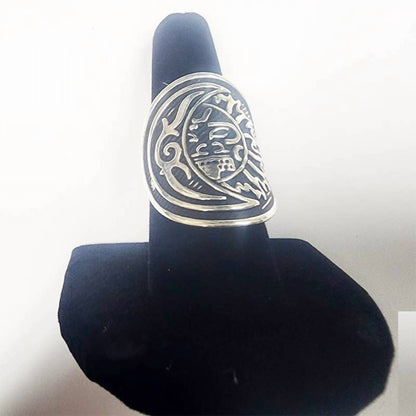 Unisex Eclipse Statement Ring