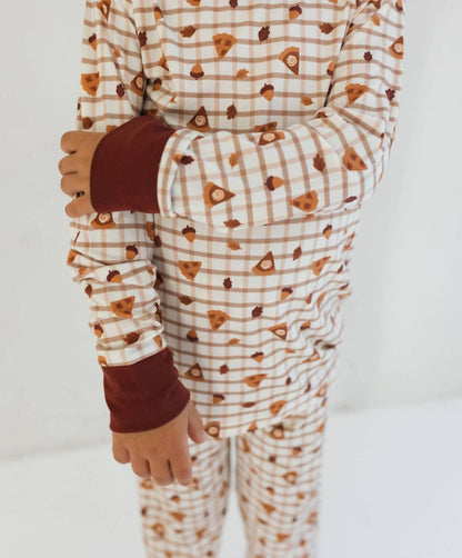 Kids Long Sleeve Two Piece Pajama Set