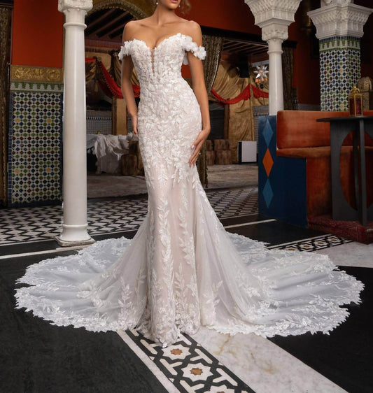 Kitty Chen Couture - Ada Train Wedding Dress - Rack Hunt -