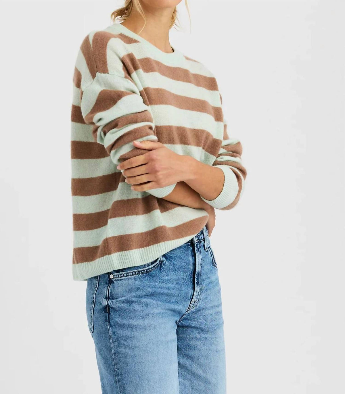Sloane Cashmere Boxy Pullover Sweater