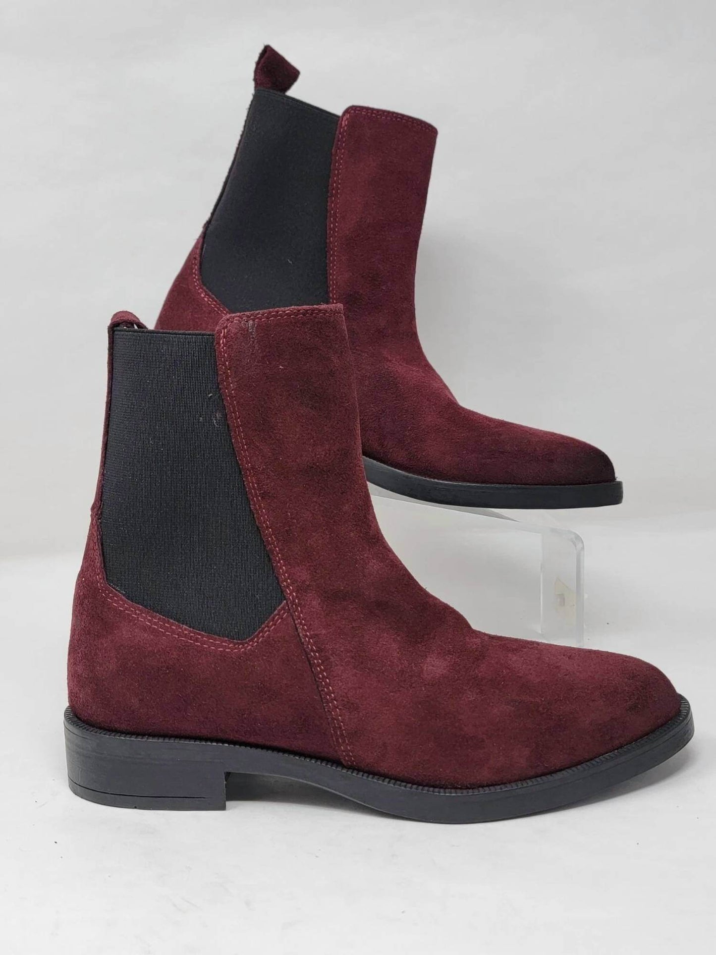 Emanuele Crasto - Women's Mid Calf Leather Boots - Rack Hunt -