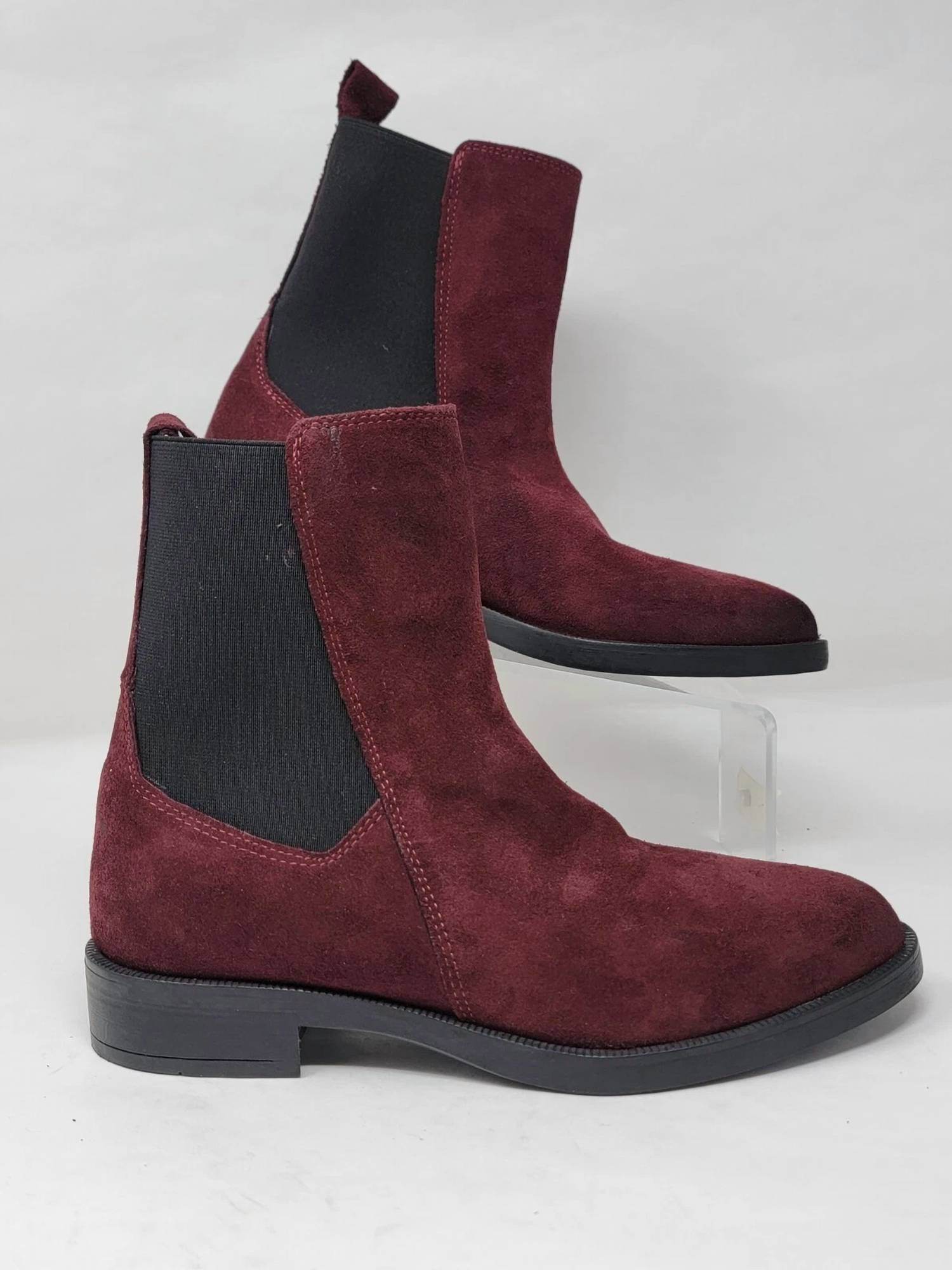 Emanuele Crasto - Women's Mid Calf Leather Boots - Rack Hunt -