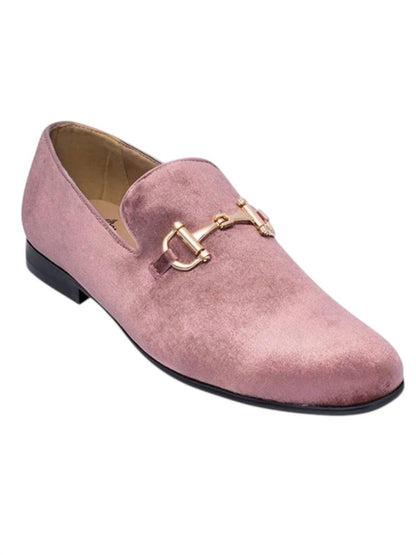 Men's Velvet Formal Slip On Loafers