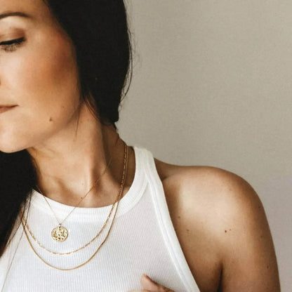 Love Local Jewelry - Women's Libra Waae Zodiac Sign Necklace - Rack Hunt