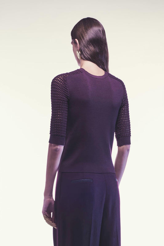 Nives Three Quarter Sleeve Sweater