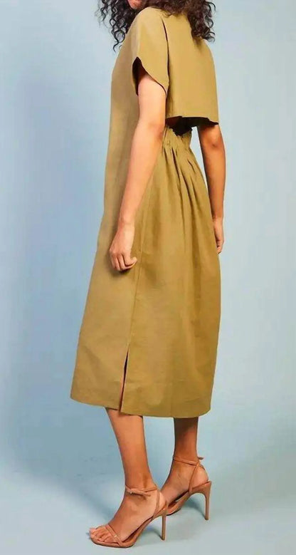 Ellia Boutique - Baloot Cotton Midi Dress - Rack Hunt