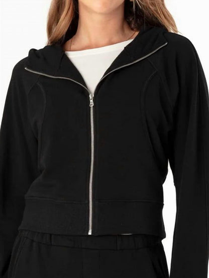 Long Sleeves Zip Up Hoodie