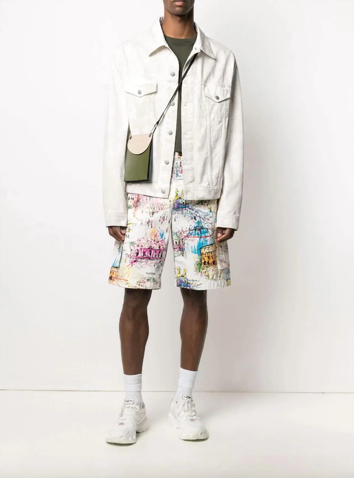 Valentino - Roman Sketches Print Bermuda Shorts - Rack Hunt
