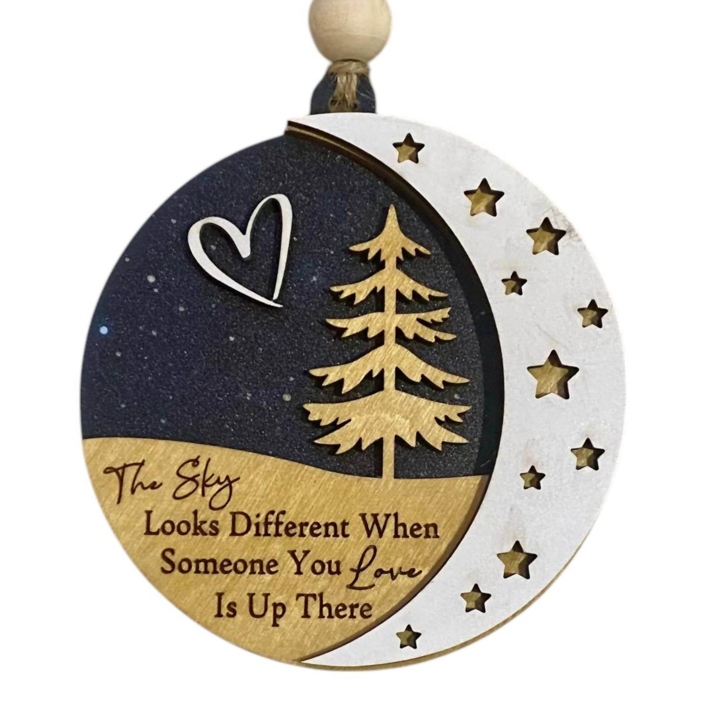 The Wristlet Bar - Sky Looks Different Ornament - Rack Hunt -