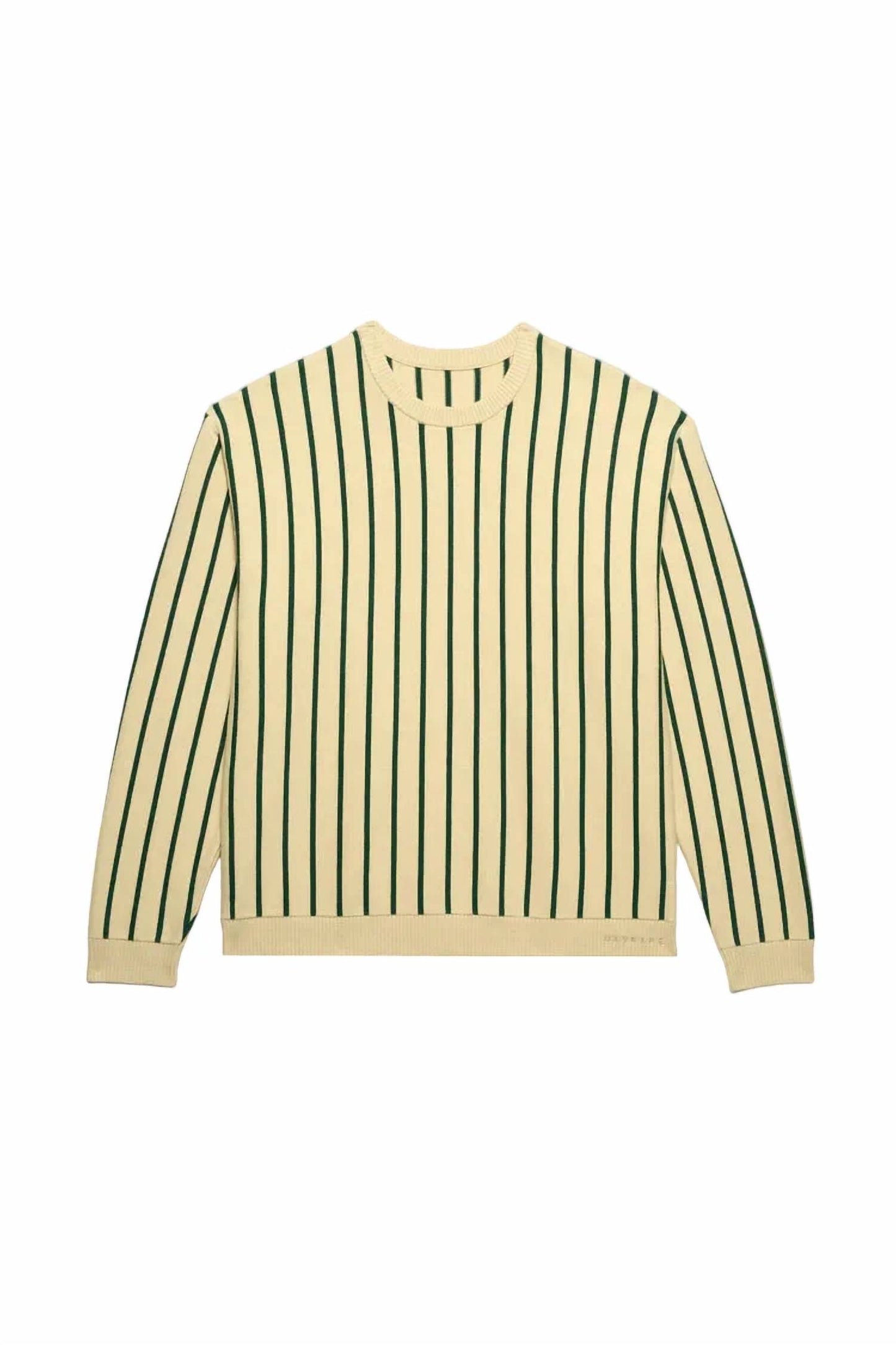 Men's Emerald Stripe Knit Crew Tee