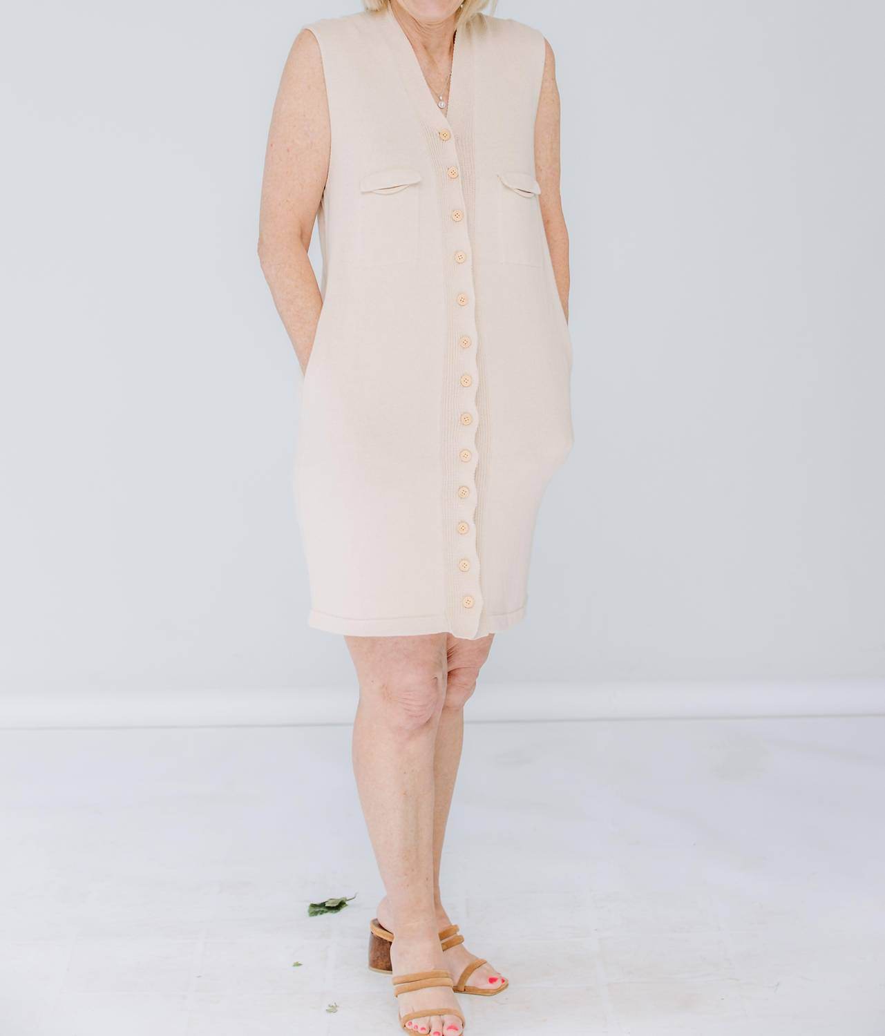 été noir - Button Up Mini Dress - Rack Hunt -