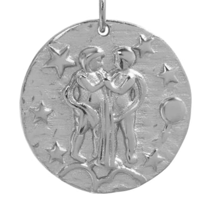 Love Local Jewelry - Women'z Gemini Zwilling Zodiac Sign Necklace - Rack Hunt