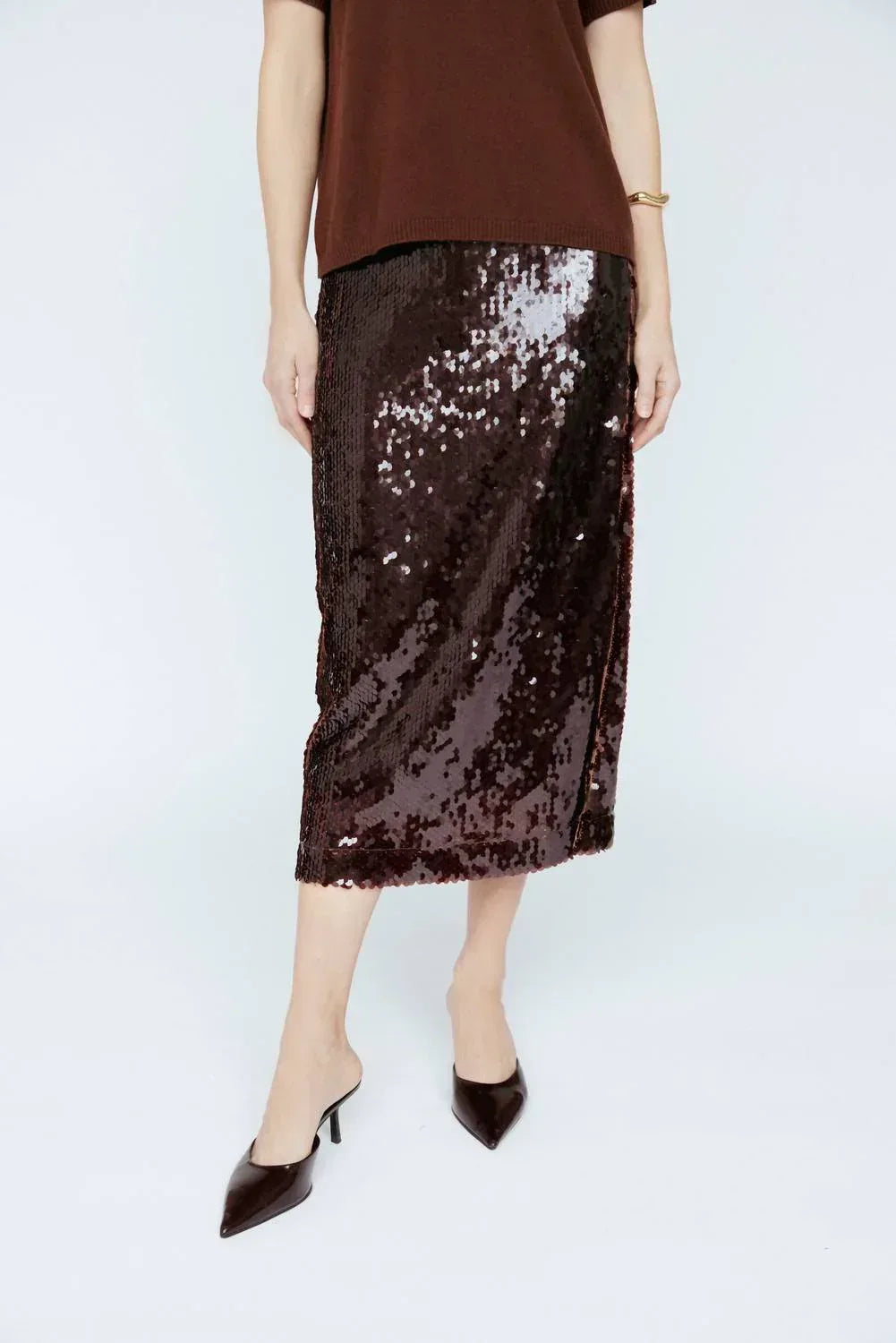 Amanda Maria - Sequin Midi Skirt - Rack Hunt