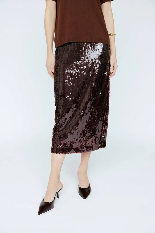 Amanda Maria - Sequin Midi Skirt - Rack Hunt